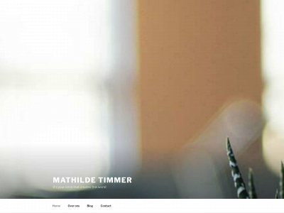 mathildetimmer.com snapshot