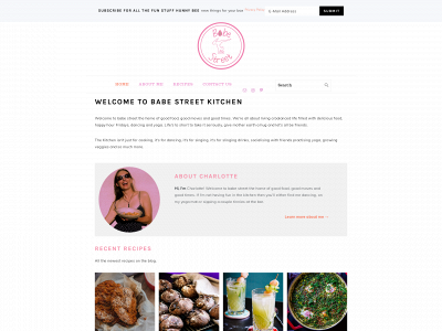 babestreetkitchen.com snapshot