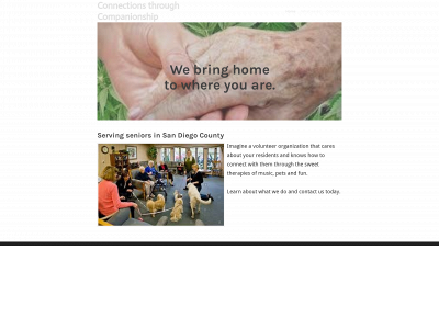 www.connectionsthroughcompanionship.org snapshot