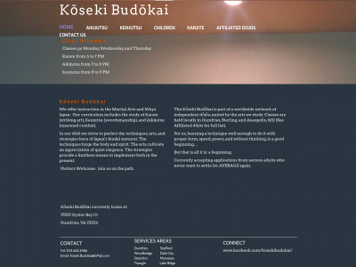 kosekibudokai.com snapshot