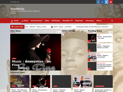 tunenaija.com snapshot