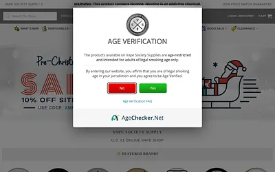 vapesocietysupplies.com snapshot