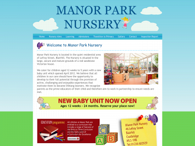 manorparknursery.co.uk snapshot