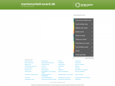 mariamontell-ecard.dk snapshot