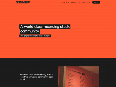 ten87studios.com snapshot