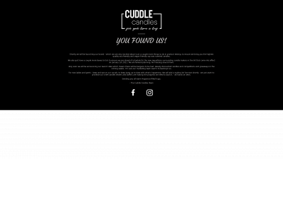cuddlecandles.co.uk snapshot