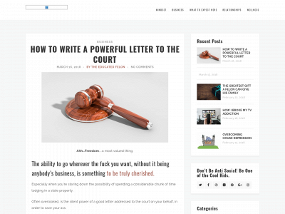 theeducatedfelon.com snapshot