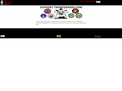 www.troopsradio.com snapshot