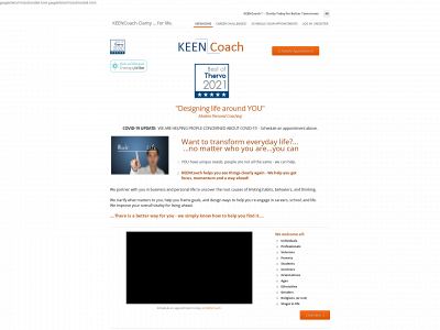 keencoach.com snapshot