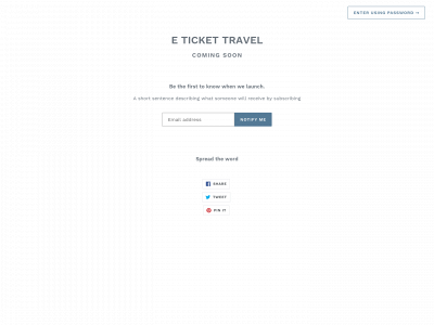 eticketravel.com snapshot