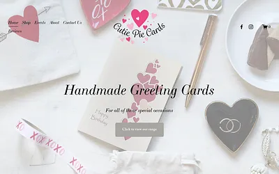 cutiepiecards.co.uk snapshot