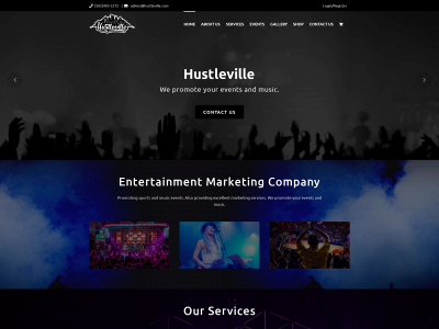 hustleville.com snapshot