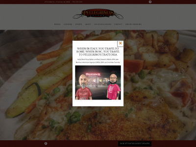 www.pellegrinostrattoria.com snapshot