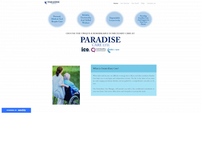 www.paradisecareltd.com snapshot