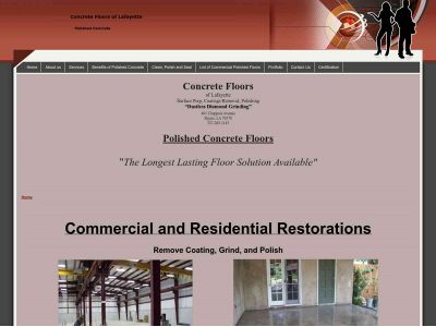 concretefloorsoflafayette.com snapshot