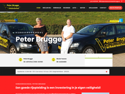 verkeersschoolpeterbrugge.nl snapshot