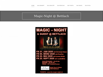 the-magic-night.ch snapshot