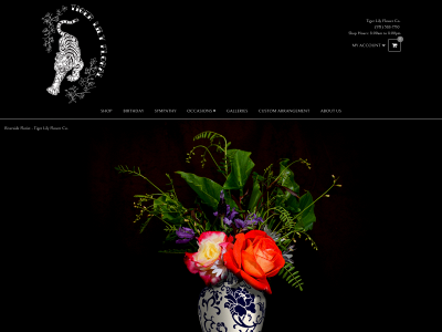 tigerlilyflowerco.com snapshot