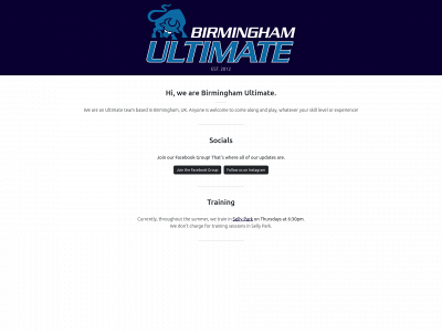 birminghamultimate.co.uk snapshot
