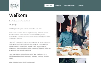 cosyfood.be snapshot