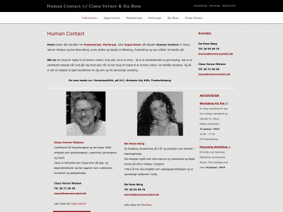 humancontact.dk snapshot