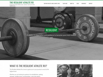 theresilientathleterx.com snapshot
