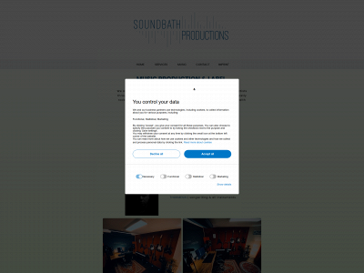 soundbath-productions.de snapshot