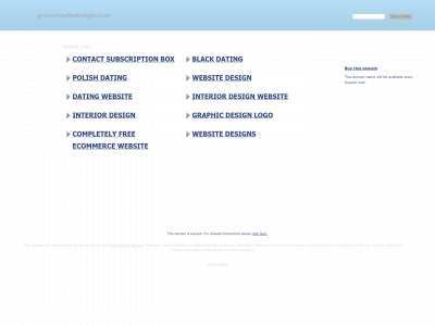 graveheartsdesign.com snapshot