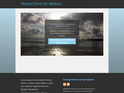 stressclinicfordoctors.com snapshot