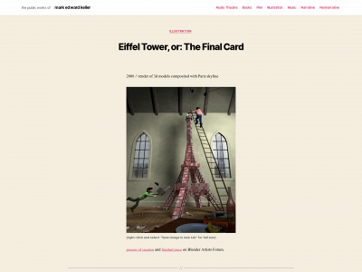 markedwardkeller.works snapshot