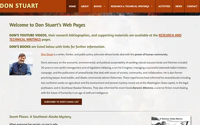 donstuart.net snapshot