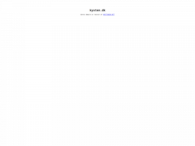 kysten.dk snapshot