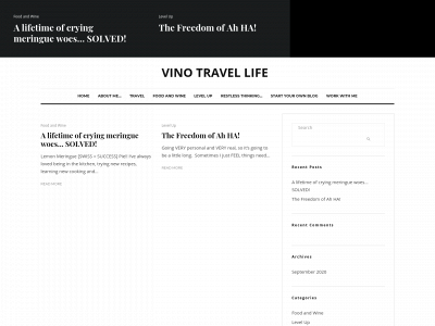 vinotravellife.com snapshot