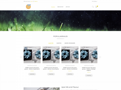 silkandflavour.lt snapshot