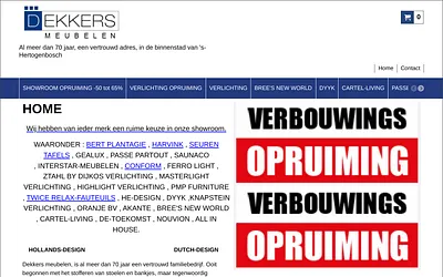 dekkersmeubelen.nl snapshot