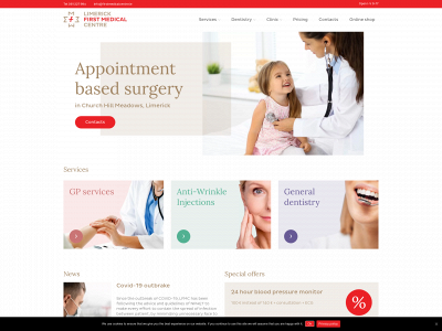 firstmedicalcentre.ie snapshot