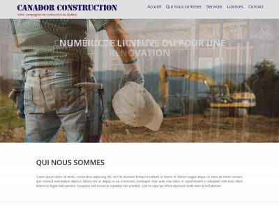 canadorconstruction.com snapshot