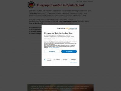 fliegenpilz-kaufen.de snapshot