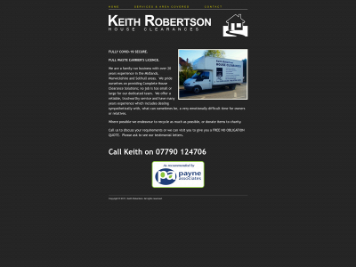 keithrobertsonhouseclearances.co.uk snapshot