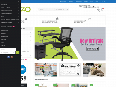 sozooutlet.com snapshot