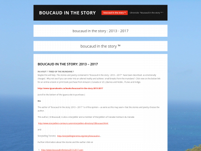 boucaudinthestory.com snapshot