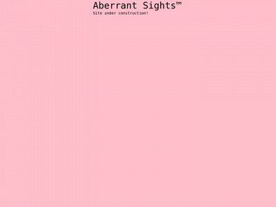 aberrantsights.com snapshot