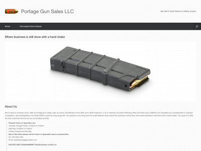 portagegunsales.com snapshot