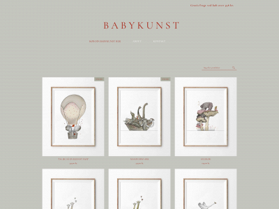 babykunst.dk snapshot