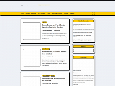 tusapuntesbonitos.com snapshot