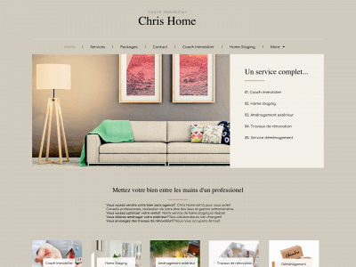 chrishomestaging.be snapshot