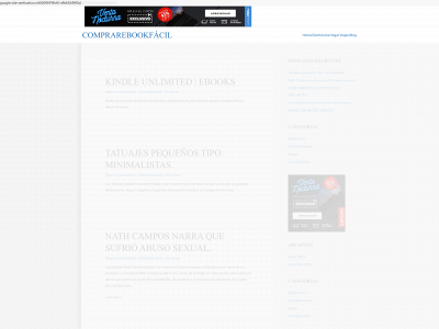 comprarebookfácil.com snapshot