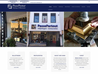 passepartoutinlijstingen.be snapshot