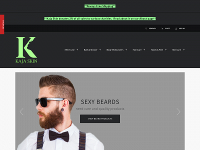 www.kajaskin.com snapshot