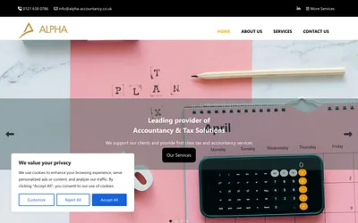 alpha-accountancy.co.uk snapshot